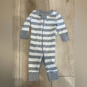 Hanna Anderson Baby Striped Sleeper